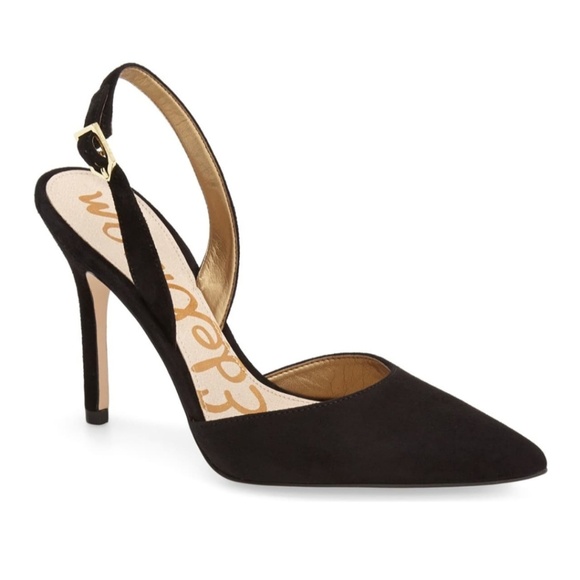 Sam Edelman Shoes - Sam Edelman | Dora Suede Slingback Pumps